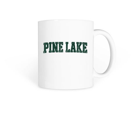 Pine Lake Classic Mug, a White Coffee Mug