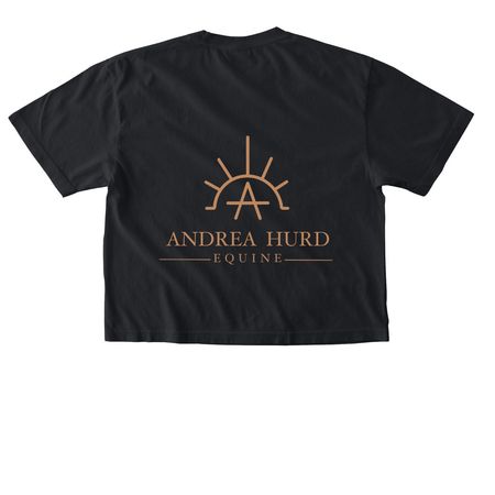 Andrea Hurd Equine Apparel&nbsp;, a Black Comfort Colors Boxy Tee