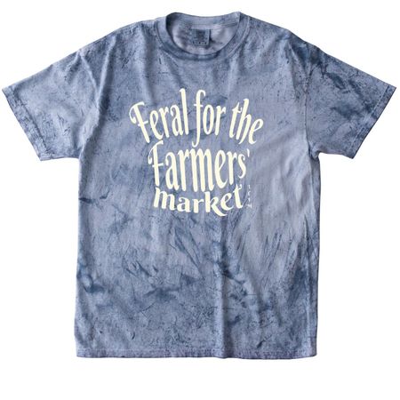Feral for the Farmers' Market, a Ocean Comfort Colors Colorblast Tee
