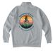 NICU Courage Classic 2026, a Grey Heather Midweight Quarter Zip Pullover (back-view)
