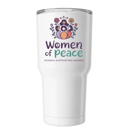WoP 30oz Tumbler, a White Insulated Tumbler