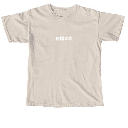 classic amen, a Ivory Comfort Colors Unisex Tee