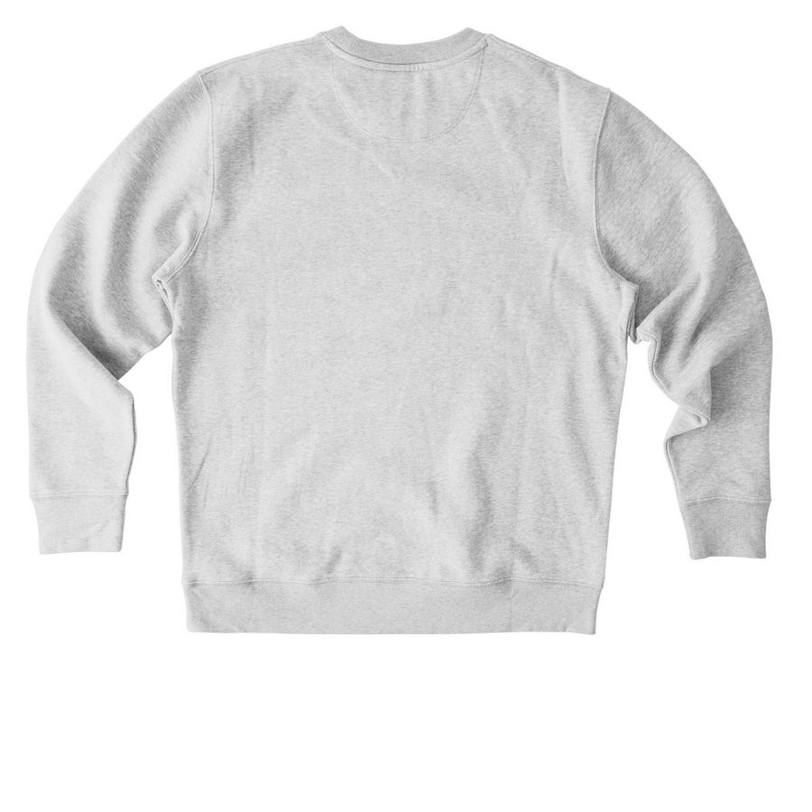 Pink Puggy Club, a Cool Heather Grey Stanley/Stella Unisex Changer 2.0 Crewneck Sweatshirt (back-view)