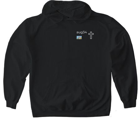 bdnbvj, a Black Gildan Softstyle Pullover Hoodie