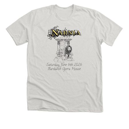 Bardavon 2026, a Heather Cement Premium Unisex Tee
