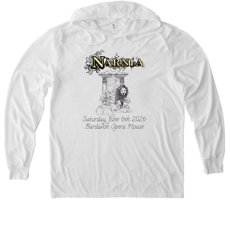 Bardavon 2026, a Bright White Allmade Eco Triblend Hoodie Tee