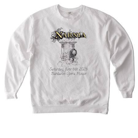 Bardavon 2026, a White Comfort Colors Crewneck Sweatshirt