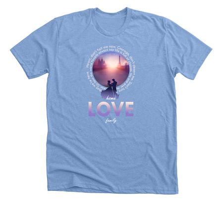 Anastasia, a Heather Carolina Blue Premium Unisex Tee