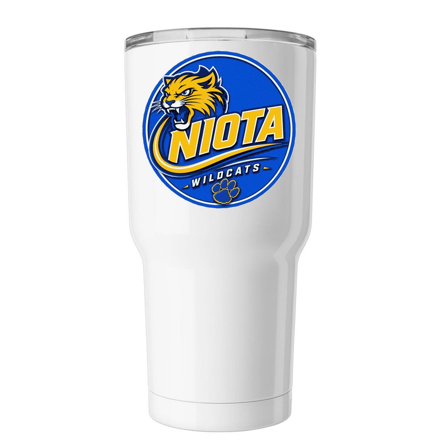 Niota Cup, a White Insulated Tumbler