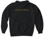 ???Impeach, Imprison, Impale???&nbsp;, a Black Gildan Softstyle Pullover Hoodie (back-view)