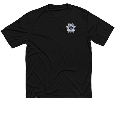 Facility K9 Badge, a Black Classic Performance Tee