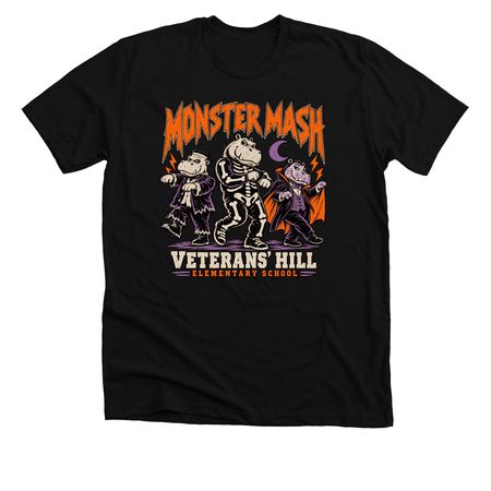 Monster Mash, a Solid Black Blend Premium Unisex Tee