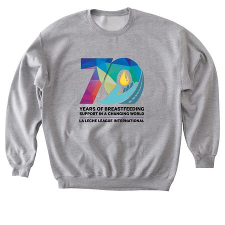 LLLI 70th Anniversary Conference, a Sport Grey Softstyle Crewneck Sweatshirt