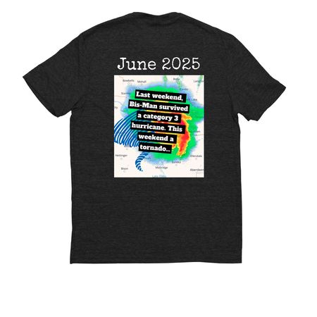 Tornado nd, a Space Black Allmade Eco Triblend Unisex Tee
