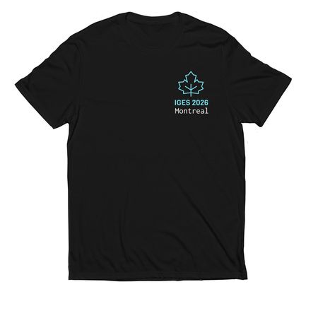 International Genetic Epidemiology Society 26, a Deep Black Allmade Eco Triblend Unisex Tee