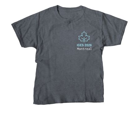 International Genetic Epidemiology Society 26, a Dark Heather Youth Unisex Tee