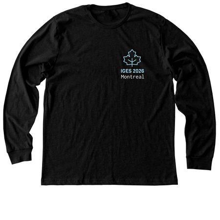 International Genetic Epidemiology Society 26, a Black Heather Premium Long Sleeve Tee