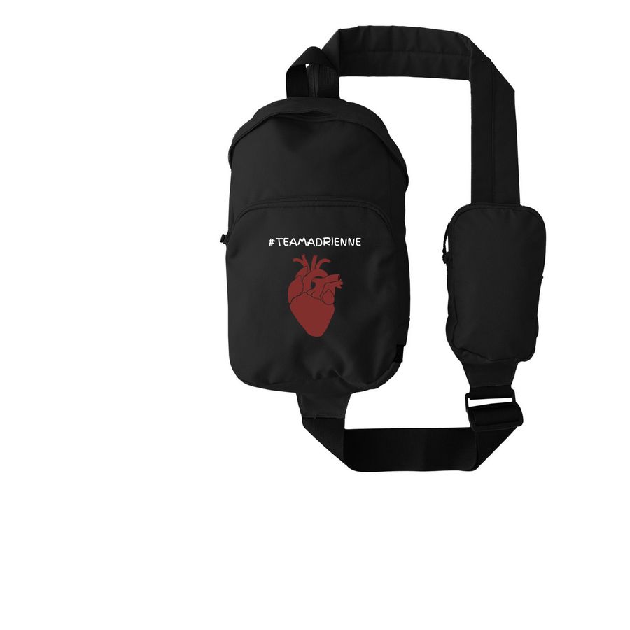 #TEAMADRIENNE SLING, a Black Grove Sling Bag