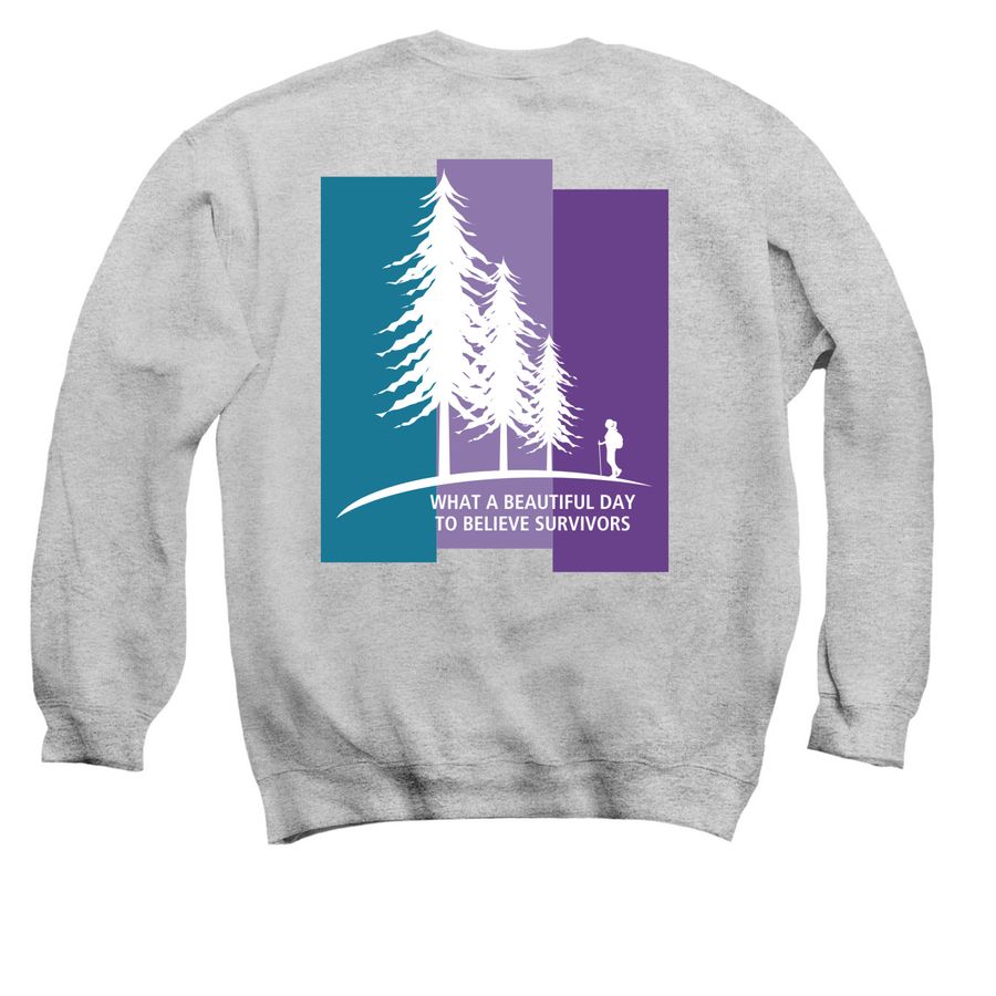 The Future is Violence Free, a Sport Grey Crewneck Sweatshirt
