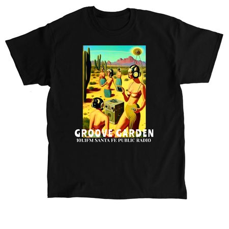 Groove Garden Design 2, a Black Classic Unisex Tee