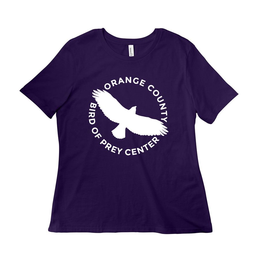 Ladies-Cut Logo Shirts, a Team Purple Women?s Relaxed Cotton Tee