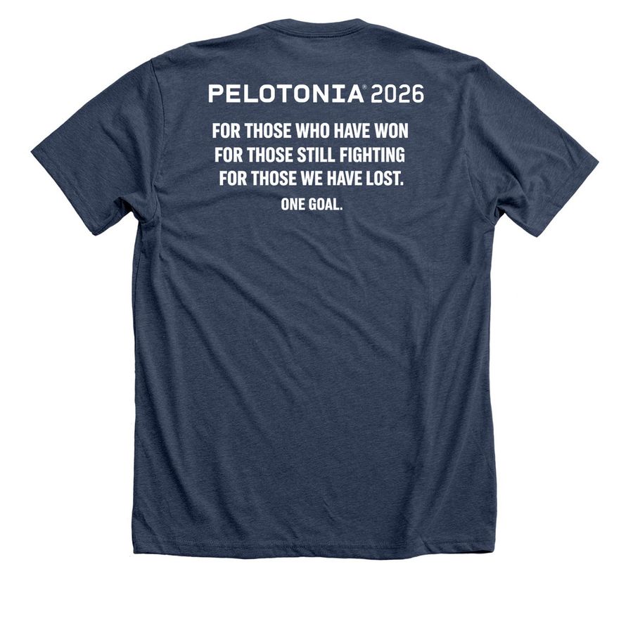 One Goal: For Those, a Heather Navy Premium Unisex Tee