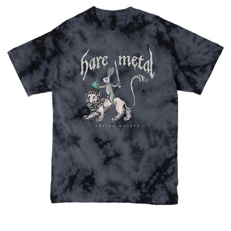 Hare Metal, a Black Crystal Tie Dye Tee