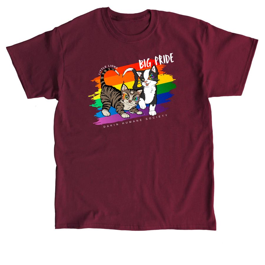 Little Lions - BIG PRIDE, a Maroon Classic Unisex Tee
