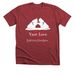 To rescue and find loving homes for Samoyed?s, a Heather Canvas Red Premium Unisex Tee