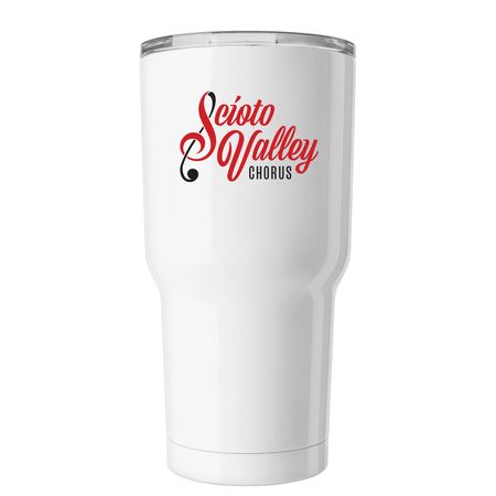 SVC Tumbler, a White Insulated Tumbler