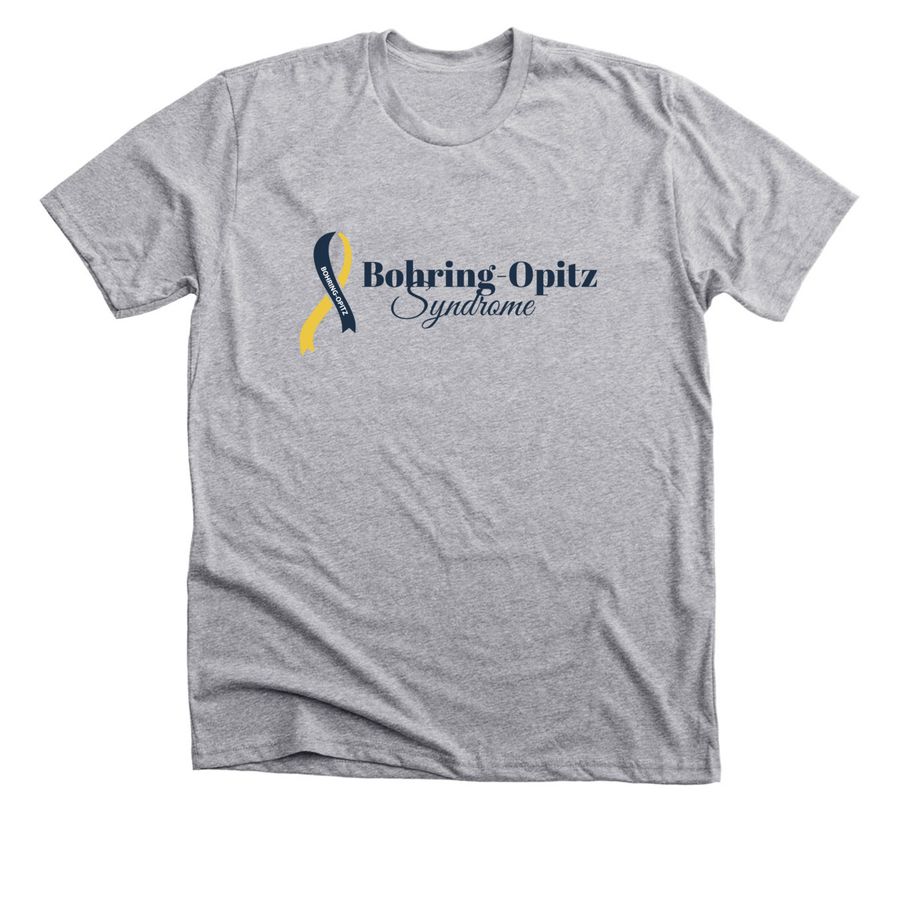 Bohring-Opitz Syndrome, a Athletic Heather Premium Unisex Tee