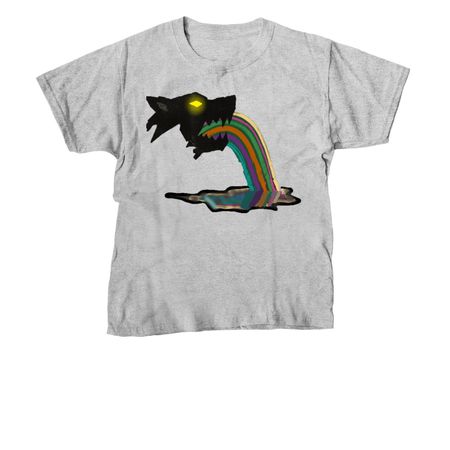 Rainbow Dark, a Sport Grey Youth Unisex Tee
