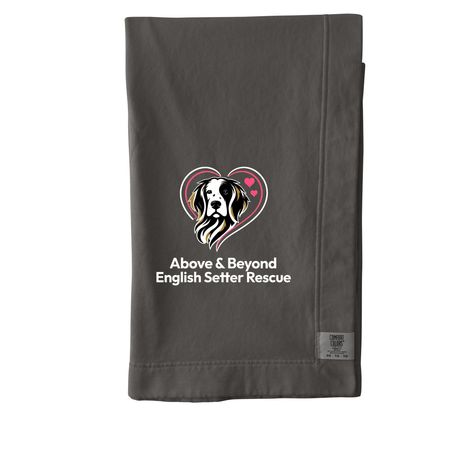Dark Setter Snuggles Collection, a Pepper Comfort Colors Blanket