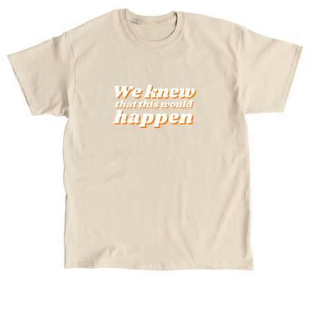 We knew that this would happen, a Sand Classic Unisex Tee