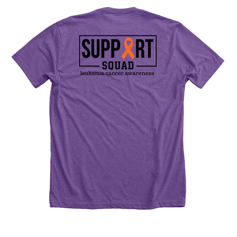 Team Uriah, a Heather Team Purple Premium Unisex Tee (back-view)