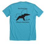 NYSFA Annual Field Meet 2026, a Heather Aqua Premium Unisex Tee (back-view)