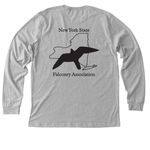 NYSFA Annual Field Meet 2026, a Athletic Heather Premium Long Sleeve Tee (back-view)