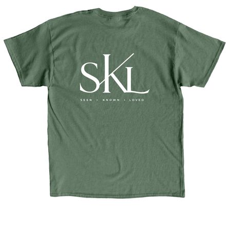 SKL - Main Logo, a Military Green Classic Unisex Tee
