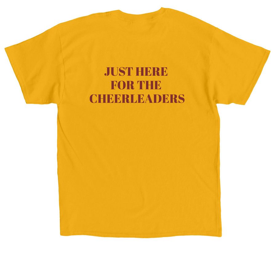 Support Cobber Cheer, a Gold Classic Unisex Tee (back-view)