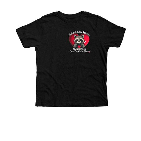 Animals Lives Matter of East Texas, a Black Heather Premium Youth Tee