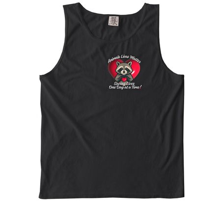 Animals Lives Matter of East Texas, a Black Comfort Colors Tank Top