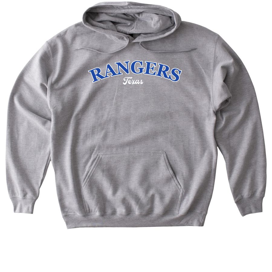 Vintage Rangers, a Sport Grey Gildan Softstyle Pullover Hoodie