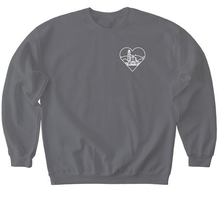 SMC- Chapel and Hills, a Charcoal Softstyle Crewneck Sweatshirt
