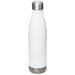Stainless Steel Water Bottle, a White Stainless Steel Water Bottle (back-view)