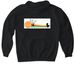 KIES Sunset Shirts, a Black Gildan Softstyle Pullover Hoodie (back-view)