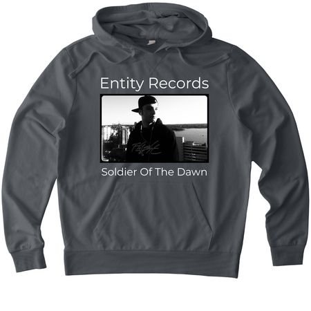 &nbsp;I Am What I Am | Lyric Merch Drop, a Terrain Grey Allmade Organic French Terry Pullover Hoodie