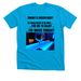Screen Unseen Shirt, a Neon Blue Premium Unisex Tee