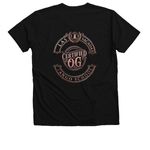 Certified OG, a Solid Black Blend Premium V-Neck Tee (back-view)