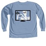 HAPS Virtual Conference, a Washed Denim Comfort Colors Long Sleeve Tee (back-view)