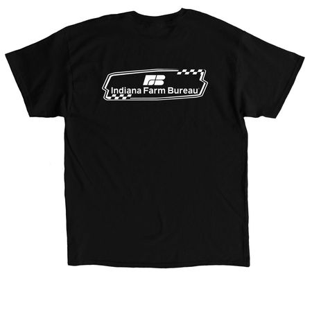 PLT, a Black Classic Unisex Tee (back-view)